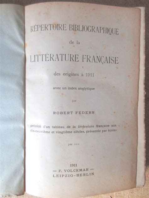 Répertoire bibliographique de la littérature française des origines à 1911. - Bauernleben im zeitalter des dreissigjährigen krieges.