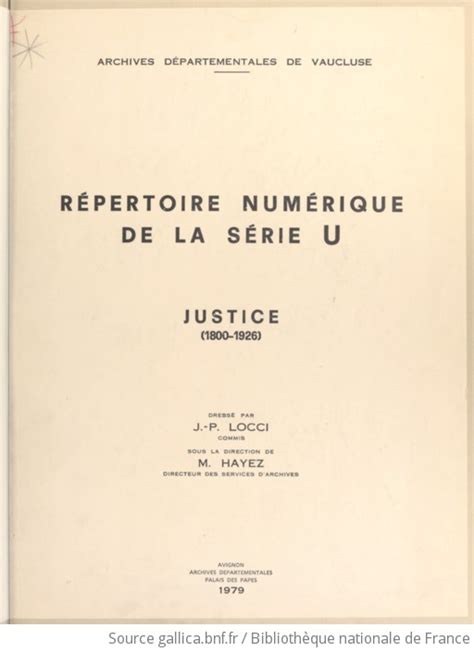 Répertoire numérique de la série u (justice) dressé par auguste eckel, archiviste du département. - Domingos josé de almeida e sua descendência.