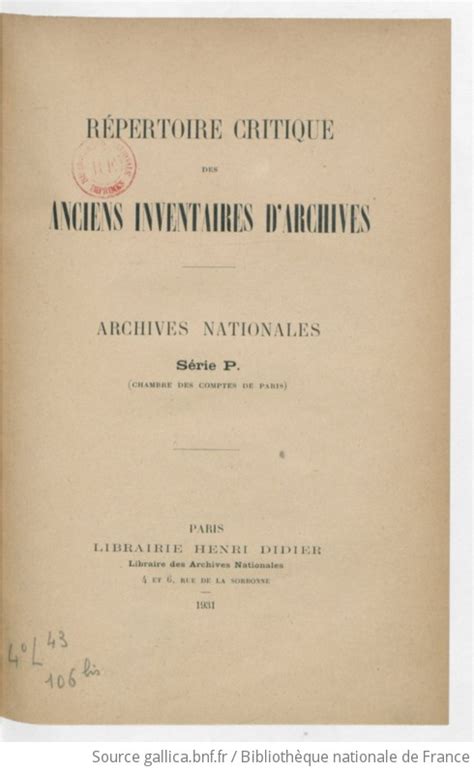Répertoire numérique des archives de la chambre des comptes de paris. - Manual de soluciones termodinámicas engel y reid.