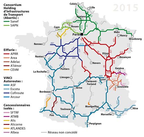 Réseaux routiers et autoroutiers - Concessions