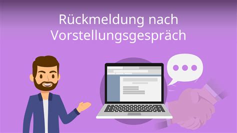 Rückmeldung nach vorstellungsgespräch email