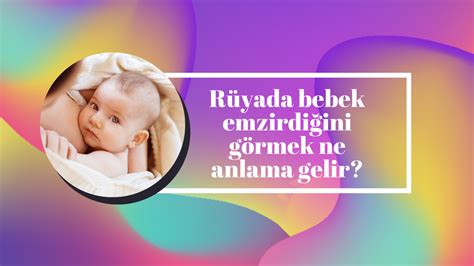Rüyada bebek ve pisliğini görmek Hayırlı Rüya.