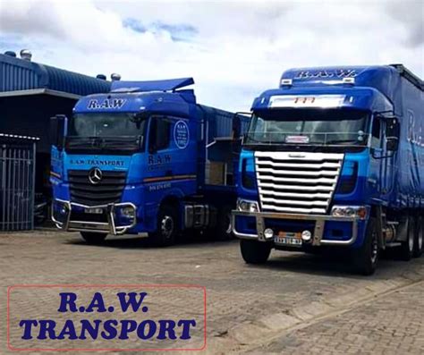 R A W TRANSPORT (PTY) LTD - Dun & Bradstreet