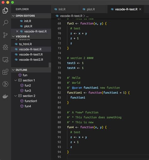 R Language Service REditorSupport/vscodeR GitHub Wiki