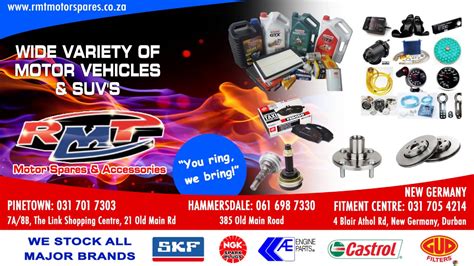 R M T Motor Spares, Motor Spares & Accessories, Kwazulu Natal, …