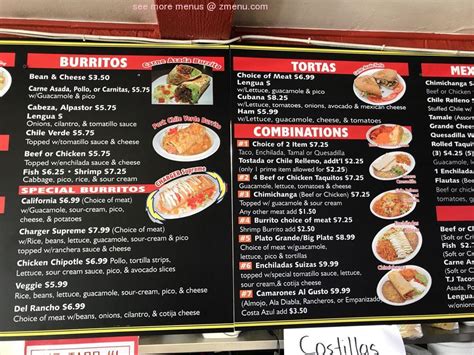 R Taco Menu With Prices