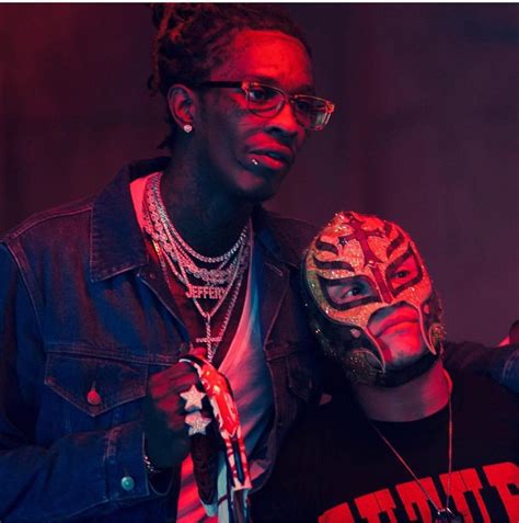 R youngthug. Jeffery Lamar Williams, known professionally as Young Thug, is an American rapper. He is considered to be an influential figure of his generation, with his music impacting the modern sound of hip... 