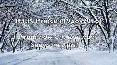 R.I.P. Prince - Sometimes It Snows In April - Vidéo Dailymotion