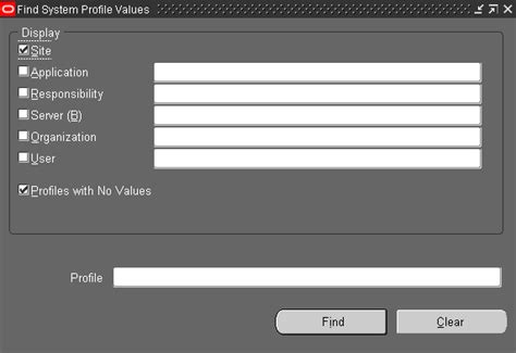 R12 – How to extract Profile Option Values using Query