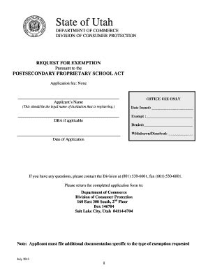 R152-34. Utah Postsecondary Proprietary School Act Rule