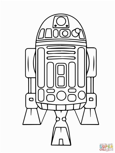 R2d2 Coloring Page