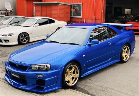 This Nissan R34 Skyline got away, but there are more like it here. 1999 Nissan Skyline GT-R V-Spec. Bid to $82,000 on 3/11/23 54 Comments. View Result. MakeNissan.. 