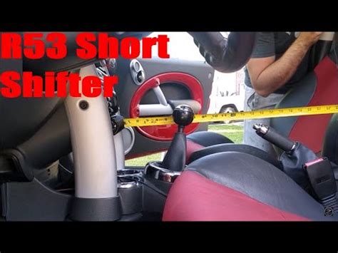 R53 Mini Cooper S Madness Motorworks Short Shifter Install DIY