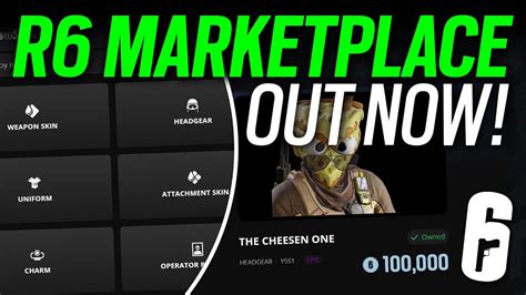 R6 marketplace. R6S Marketplace is a safe and anonymous web platform for eligible players to trade their eligible items. Transactions made in R6S Marketplace can only be made using R6S credits, and there will be a 10% transaction fee.' Also: 'I keep seeing people talk about glacier being sellable, unfortunately I don’t see this happening, ever. 