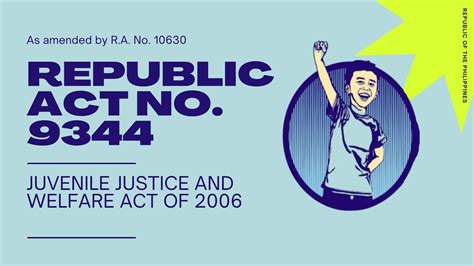 RA 9344 Juvenile Justice Law