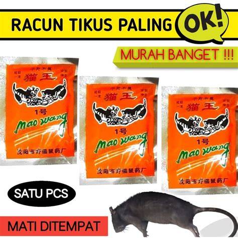 Racun Tikus Mao Wang - Harga Terbaru Juni 2024 & Gratis Ongkir - raincitystudios.com