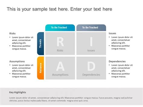 RAID Matrix PowerPoint Template SlideUpLift