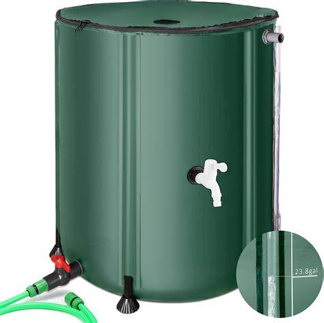 Rain Barrel Outdoor Water Storage Tank Portable Rainwater Harvesting ... - raincitystudios.com