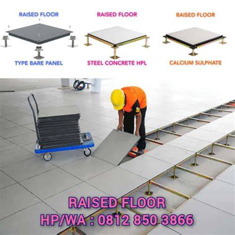 Raised Floor Lengkap - Panel HPL Lantai Server Ruang Kabel - raincitystudios.com