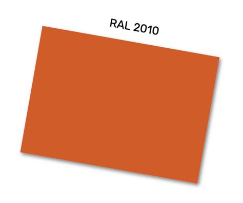 RAL Orange hues (RAL Classic) RALcolorchart.com