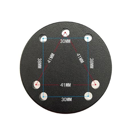 RAM 2.3″ Round Base with the AMPs Hole Pattern & 1″ Ball RAM Mounts RAM