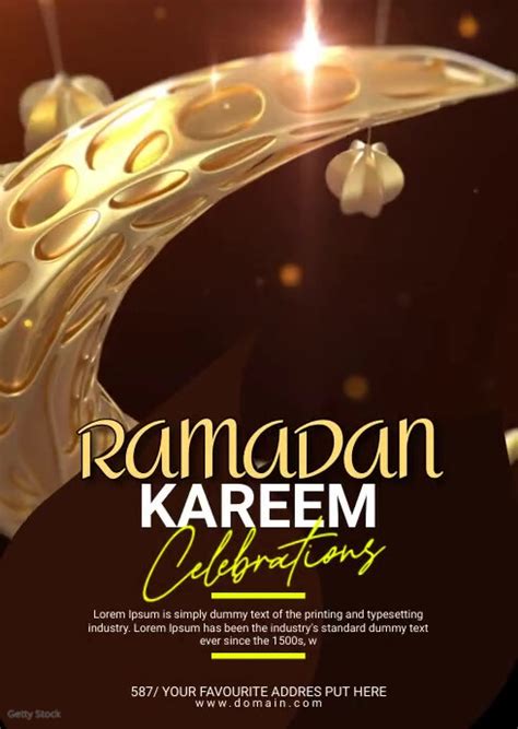Ramadan Kareem Flyer | Pamflet | Rrgraph - PoweredTemplate - muktibox.com