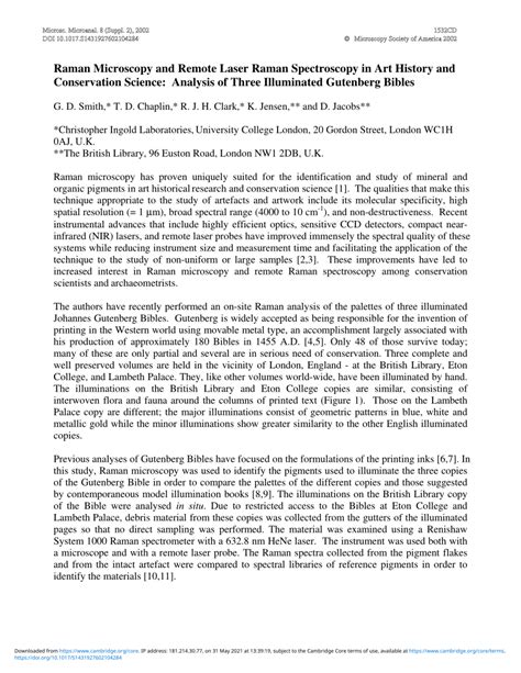 Raman microscopy in art history and conservation science - wintechmobiles.com