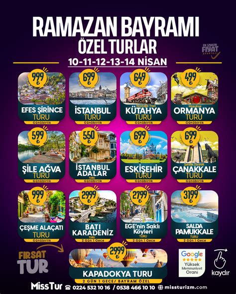 RAMAZAN BAYRAMI TURLARI.