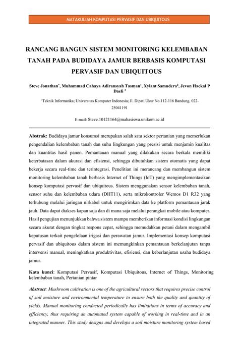 Rancang Bangun Sistem Monitoring Dan Pengendalian Kelembaban Tanah ... - raincitystudios.com