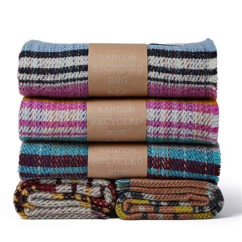 Random Recycled Wool Blanket - Atlantic Blankets - raincitystudios.com