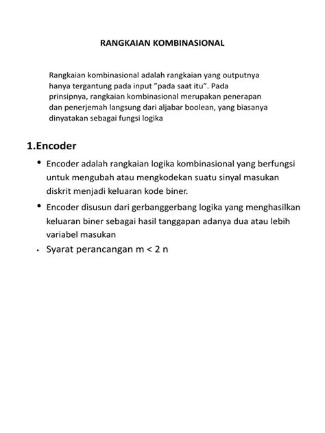 Rangkaian Kombinasional - BINUS UNIVERSITY … - wintechmobiles.com