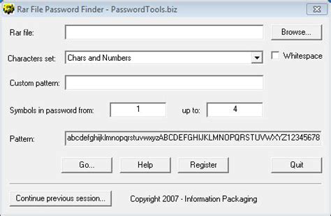 RAR Password Finder 1.01 Free Download - Qweas.com