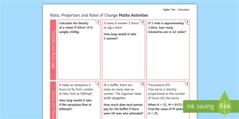 Ratio, Proportion and Rates of Change - Short Problems - NRICH - wintechmobiles.com