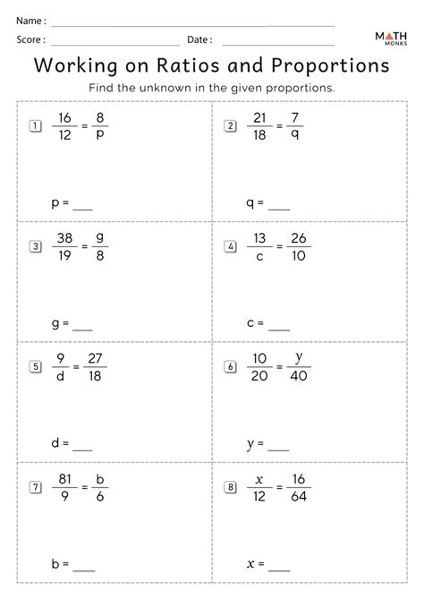 Ratios and Proportions Worksheets - Math Goodies - wintechmobiles.com