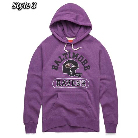 RAVENS PULLOVER FLEECE LINED WINDBREAKER JACKET