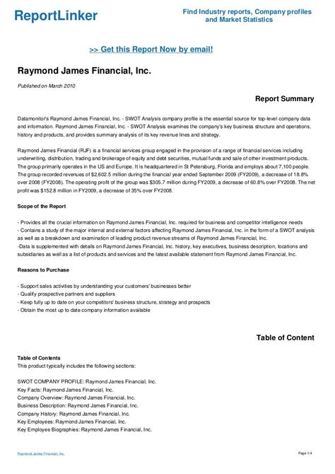 RAYMOND JAMES FINANCIAL INC General Corporate Statement …