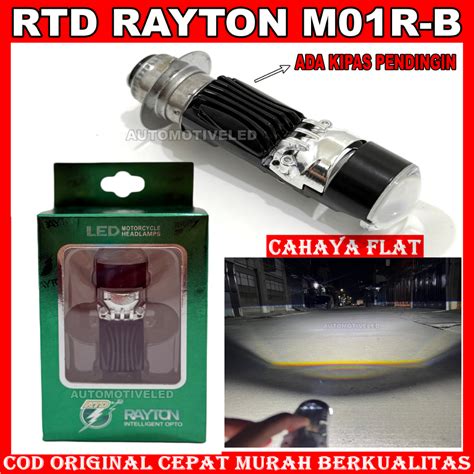 RAYTON Lampu Utama H6 LED M01R A & B & S - Shopee Indonesia - raincitystudios.com