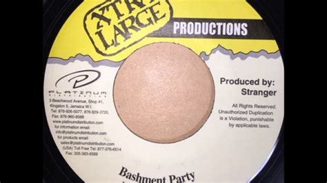 RAYVON REDD FOXX - BASHMENT PARTY - REGGAE - 7inch vinyl …