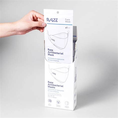 RAZE 4-Ply Antibacterial Masks - White – Raze