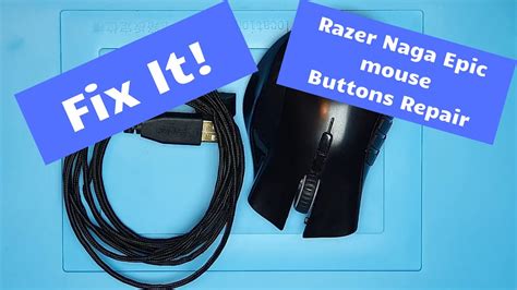 RAZER Naga Epic Buttons Repair - YouTube