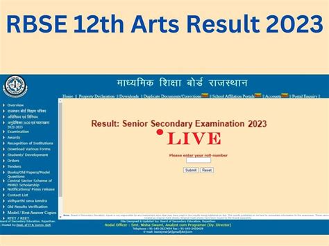 RBSE 12th result 2024: What are the passing marks?