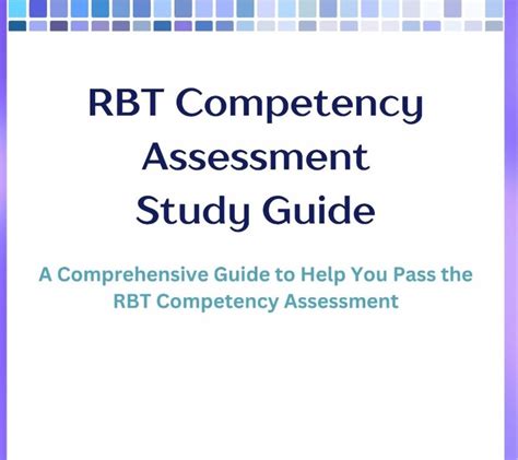 RBT® Competency Assessment Full Study Guide