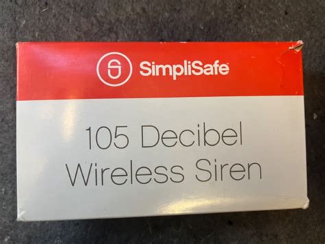 RBWholeSalers - Simplisafe WS1000 Siren Wireless Home.