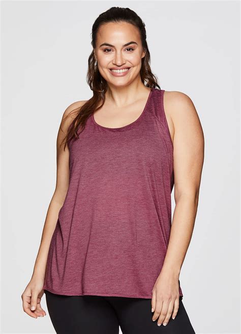 RBX Plus Prime Relaxed Twist Back Tank Top - Black 1X - Facebook