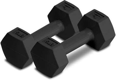 RBX RBX Neoprene Hand Weight Dumbbell Set - Hex Shaped, Roll …