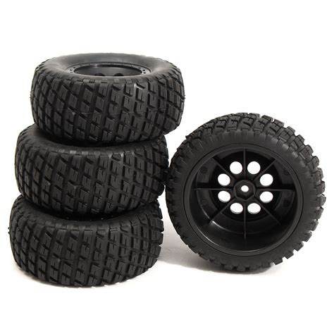 RC Wheel Set RC Truck Tires 4PCS For Off Road Car