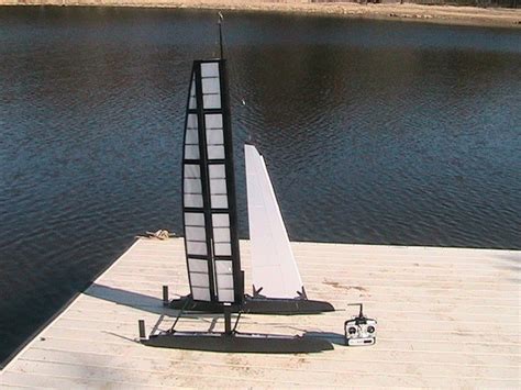 RC Wing Sail Catamaran sailboat plans, how to build a jet boat …