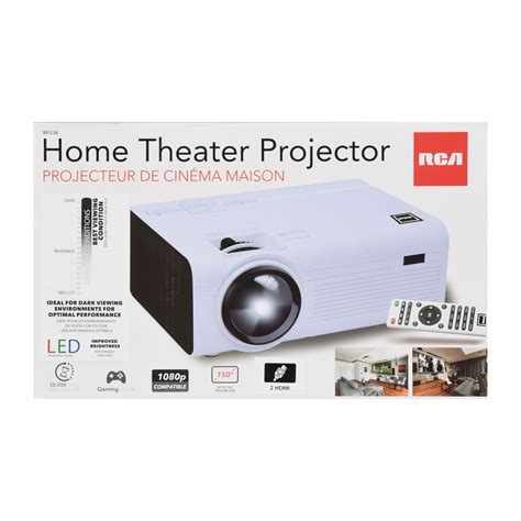 RCA Projector 33 LM 480p, 1080P Up to 150" image …