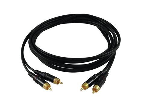 RCA cable 2x2 1m bk Hicon - sommer cable - steinigke.de