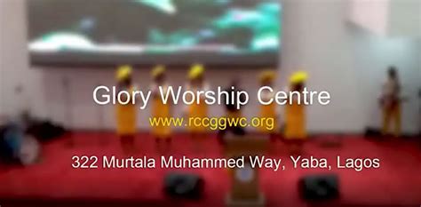 RCCG, Glory Worship Centre on Instagram: "Part of the roles to …